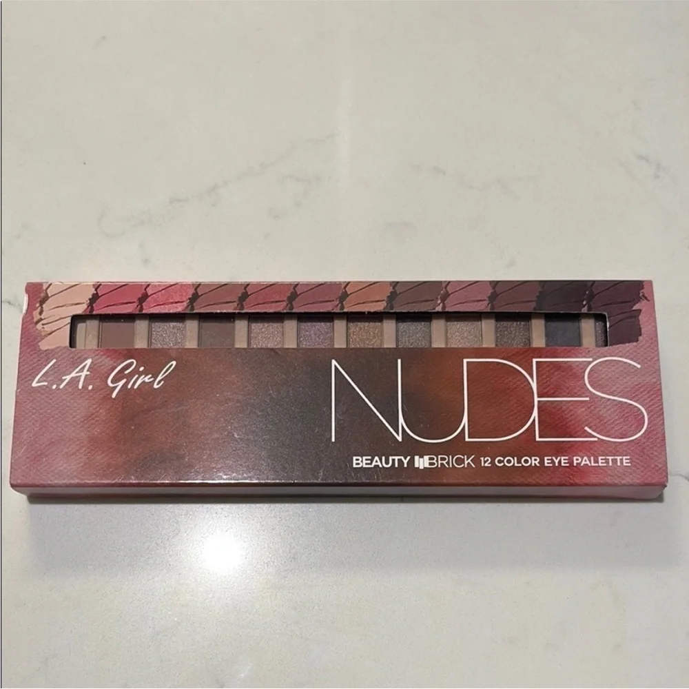 LA Girl Nudes Beauty Brick 12 Color Eyeshadow Palette